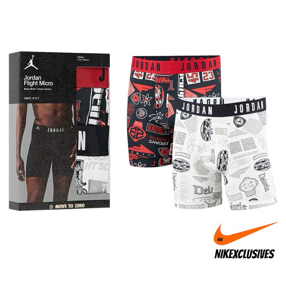 Jordan Flight micro Men’s dri-fit Boxer Briefs
2-PACK nike air jordan